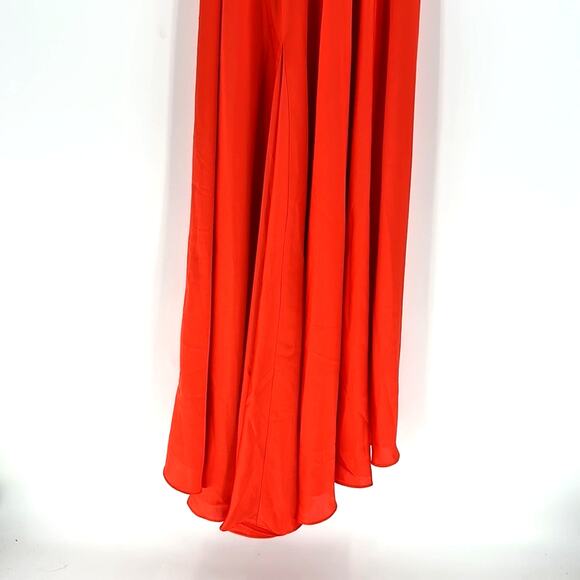 FAME AND PARTNERS The Emerie Dress | Sunset Orange  Size 0 - Picture 8 of 11